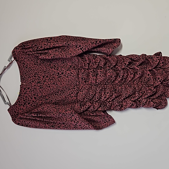 Reposh Zara nwt leopard  print dress size xl - Picture 3 of 4